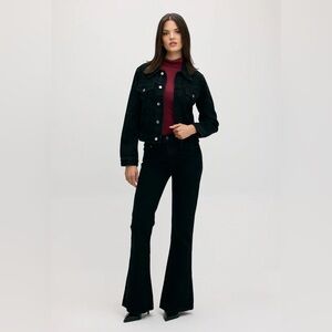 NWT Etica Atlanta Mid Rise Flare - Onyx